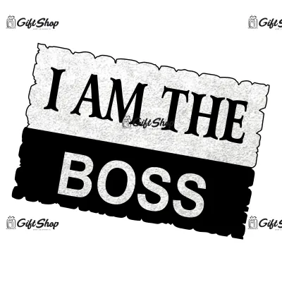 Mgs074-magnet frigider-i am the boss